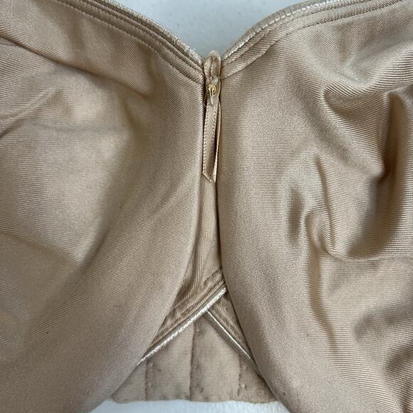 Wacoal 36DDD Bra Beige Bodysuede Seamless Full Figure 85185 Underwire Smooth - Picture 4 of 16